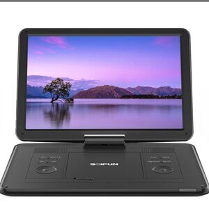17.5" Portable DVD Player with 15.6" Large HD Screen